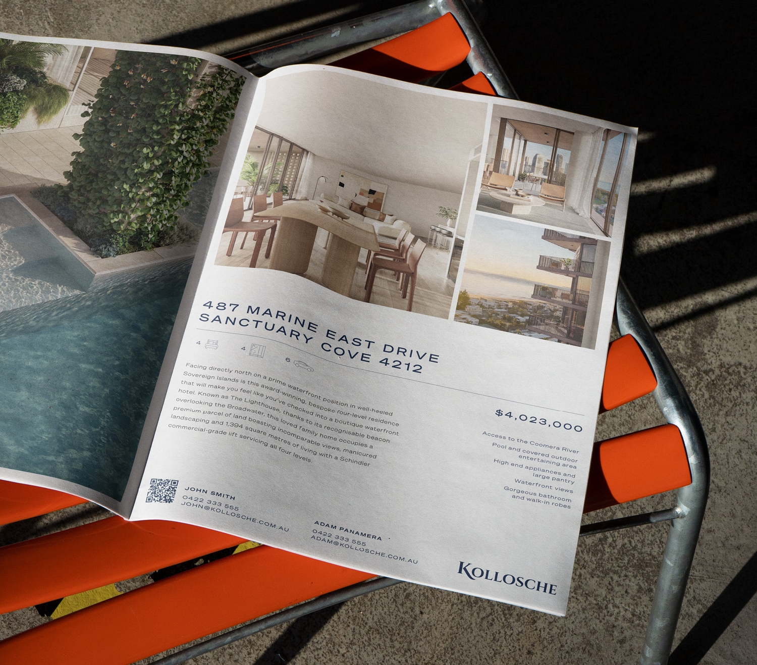 Kollosche Real Estate - Newspaper - Print Advertising - Luxury Begins Here | Atollon - a design company