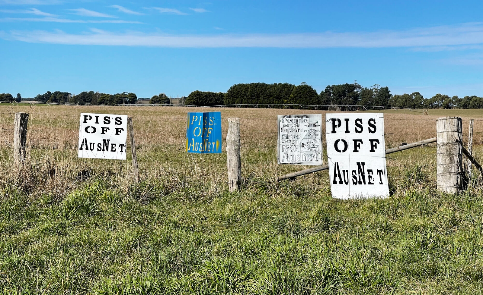 Rural Activism Piss off Ausnet - News Article | Atollon - a design company