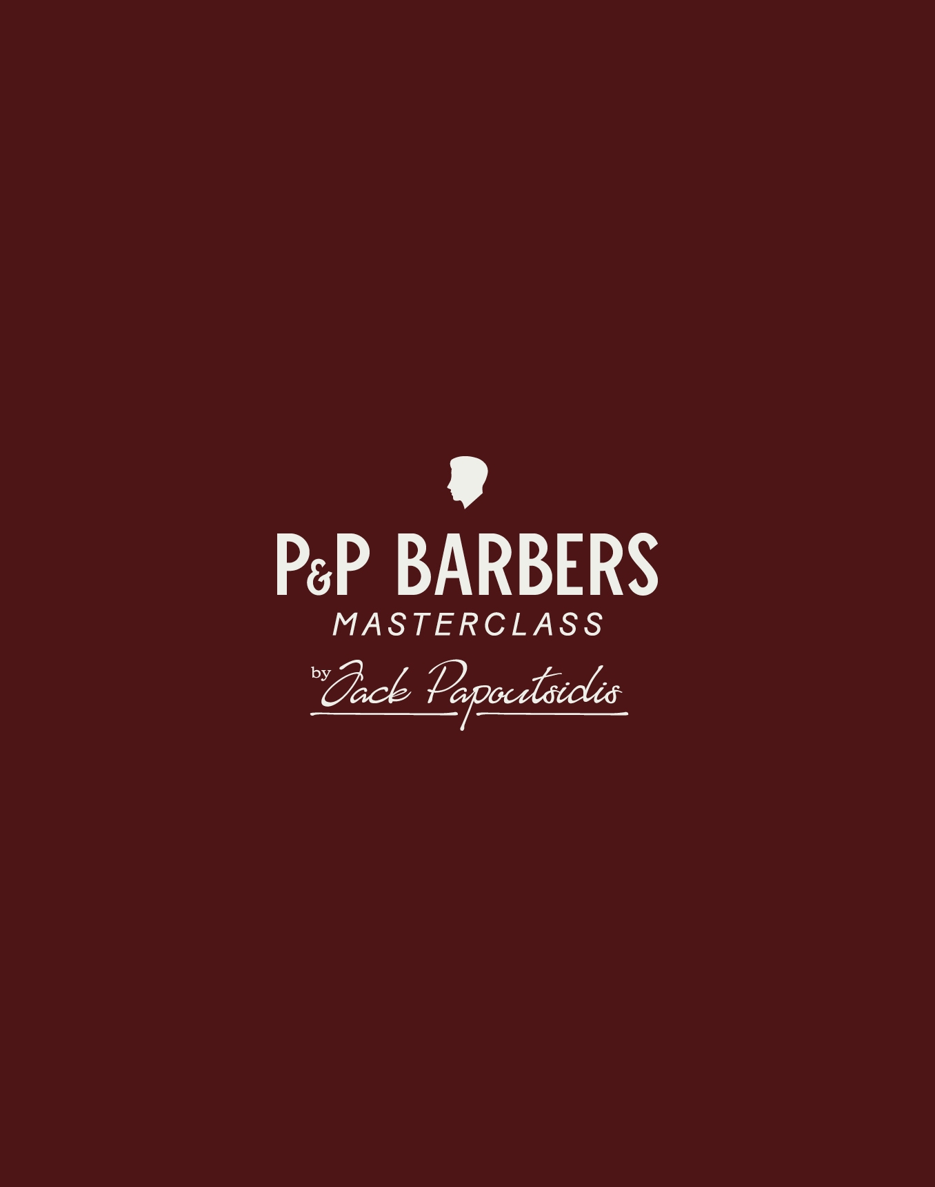 PP Barbers Masterclass logo design