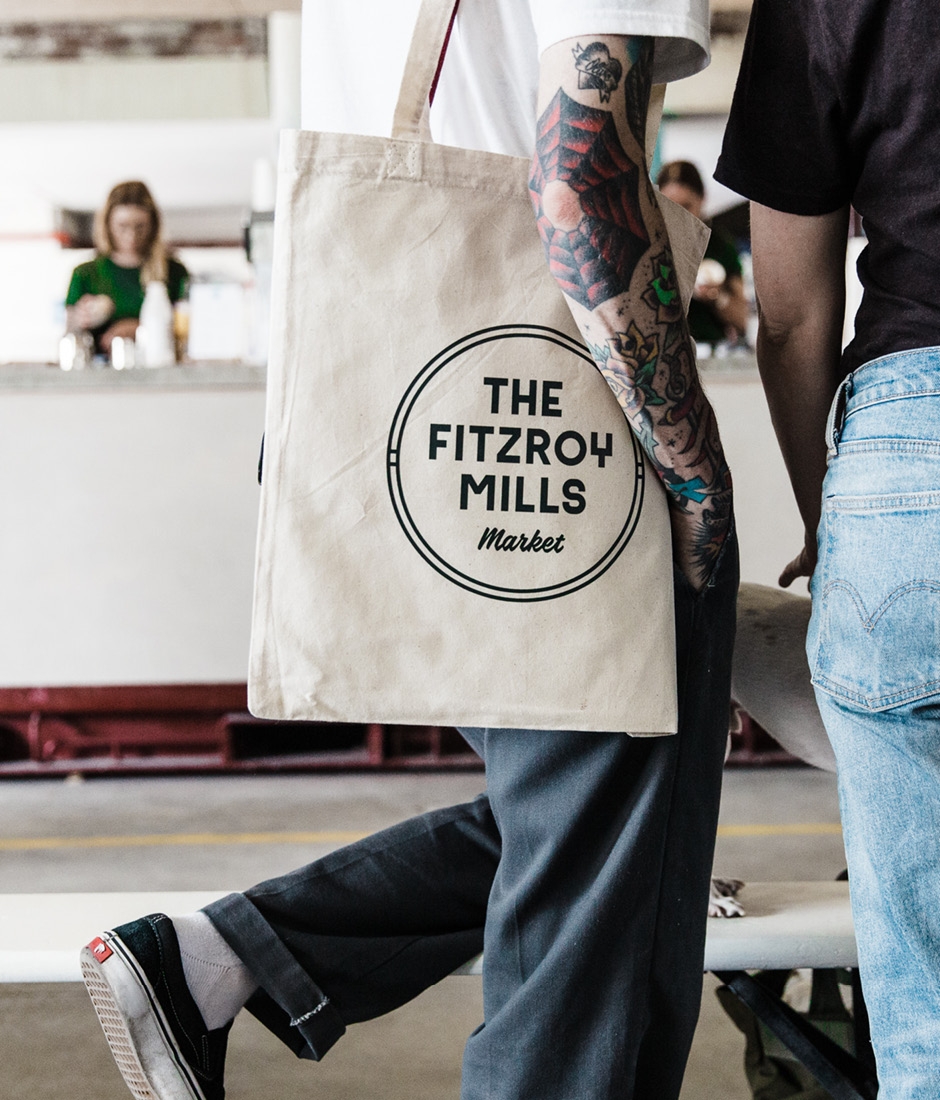 The Fitzroy Mills Market - Brand and Website - Your Local Market - | Atollon - a design company