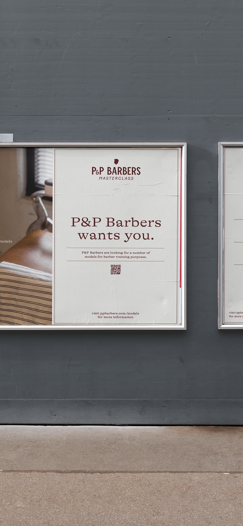 PP Barbers - Brand Masterclass Jack Papoutsidis Print Advertising - Men's Barbering | Atollon - a design company