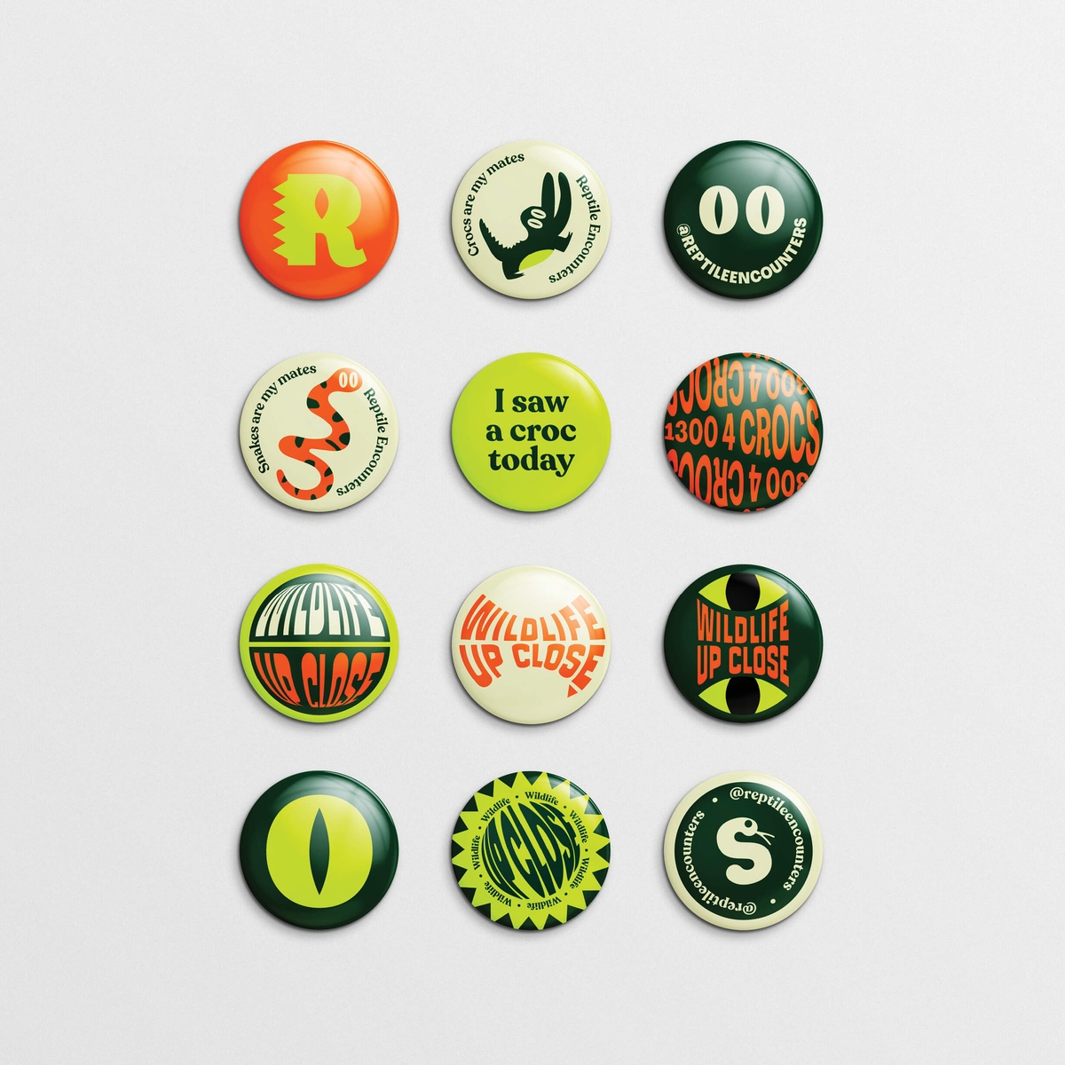 Reptile Encounters - Animal Badges | Atollon - a design company